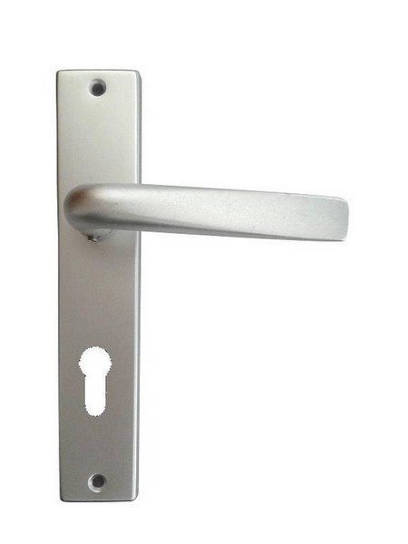 Kování interiérové FLAT klika/klika 72 mm vložku stříbrný elox F1 - Kliky, okenní a dveřní kování, panty Kování dveřní Kování dveřní mezip. hliník, bez PÚ